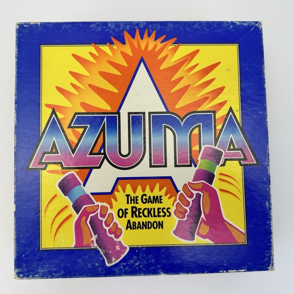 Azuma Board Game Parker Brothers Complete 1992 Vtg 90s